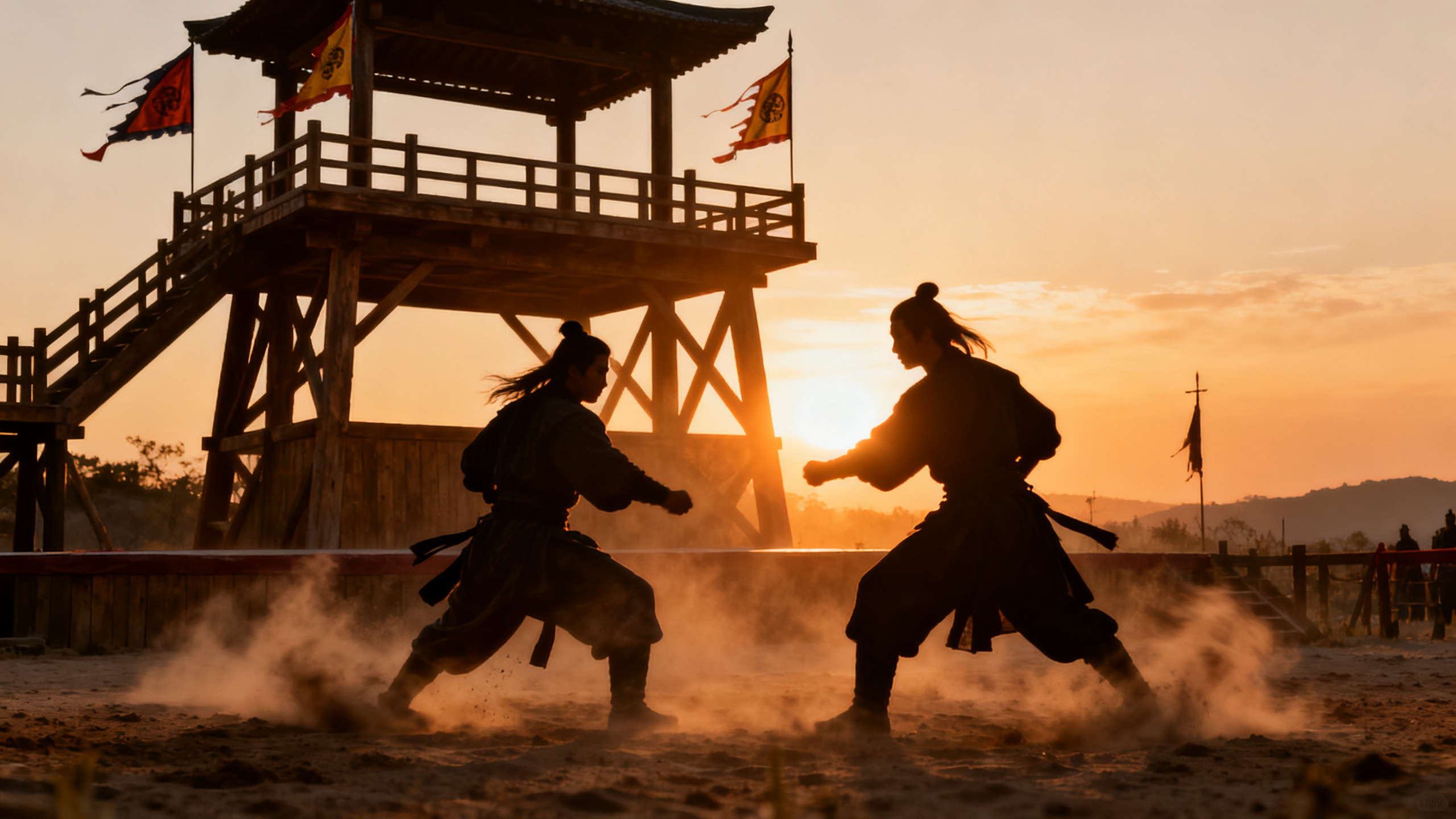 天龙八部私服发布网·少林门派副本定位:队伍里干什么、别干什么配图:夕阳比武擂台对线场景